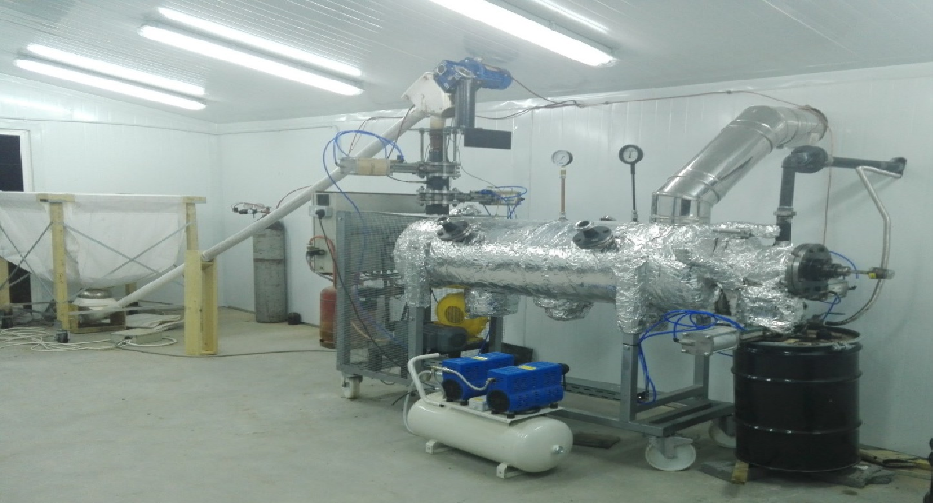Installed 1 TPD ECircular reactor in the development facility