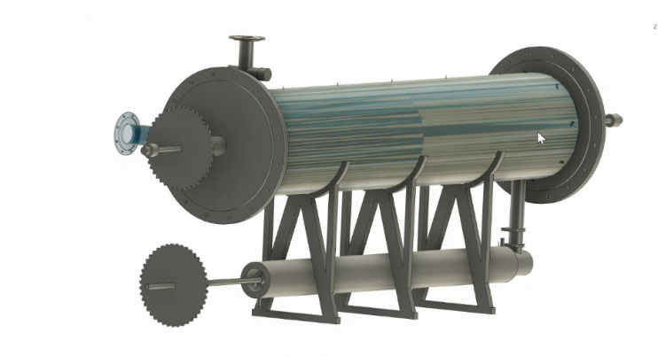 Three-dimensional reactor concept drawing supplied by Circular Energies